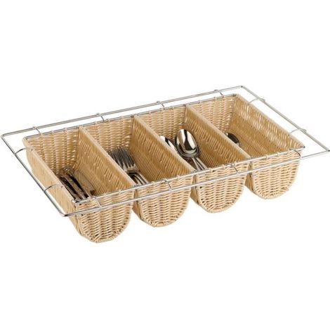 APS Bac à couverts, GN 1/1, beige, Hauteur  100 mm, Longueur  530 mm, Largeur  325 mm