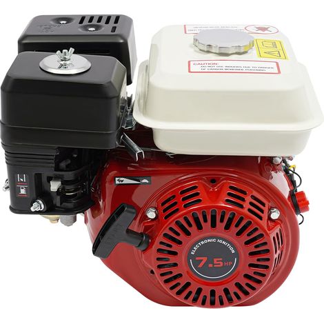 HAUTOUR 7,5 CV 212 cm³ Moteur Thermique 4 Temps, 3000 W Moteur Tracteur Tondeuse 3600 tr/min, Moteur Motoculteur avec arbre de 20 mm, démarrage câble, pour Pompe Eau GénératriceTondeuse Kart (1/5)