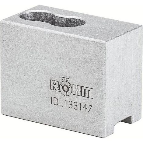 Röhm Aufsatzbacken Größe 250, 2-Backen-Satz, härtbar Spitzverzahnung 90° - 133149 (1/4)