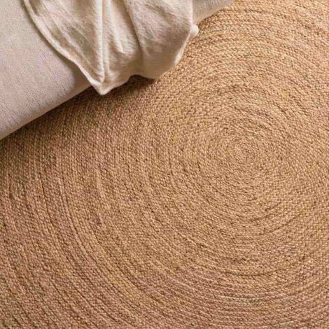 Tapis rond en jute 120cm (1/5)