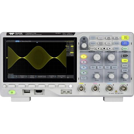 Teledyne LeCroy T3DSO1204 Oscilloscopio digitale 200 MHz 1 Gsa/s 14 Mpts 8 Bit Memoria digitale (DSO) 1 pz.