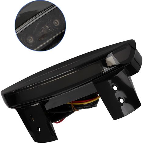 Feu arrière LED Moto Stop Clair Accessoire Lampe Modifiée (Fumé) (1/3)