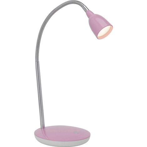 Brilliant - Lampada a LED da tavolo modello Anthony, colore: rosa/ferro, con interruttoreindividualmente regolabile da braccio regolabile (1/3)