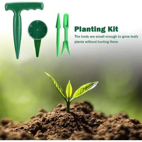 Perforateur de trous de jardin portatif,échelle claire,outils de plantation,distributeur de graines de semis pour creuser-Punch (1/4)