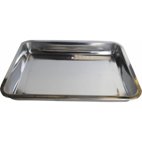FPLUS bandeja acero inox 45x35 , Bandeja de acero inox para uso alimentario.