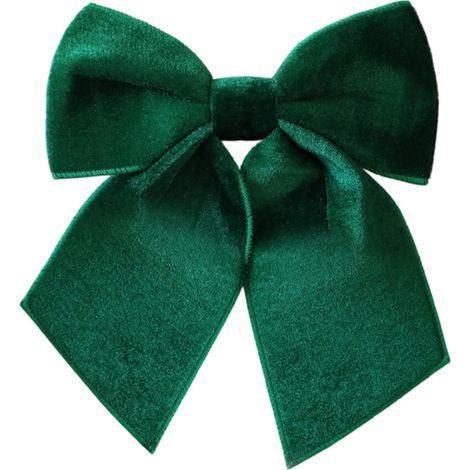 Nœuds de noël en velours, décoration pour-Vert foncé 25CM (1/2)