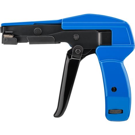 Fixpoint 77116 arrugador, cortador y separador de cable - Accesorio para cables (Negro, Azul)