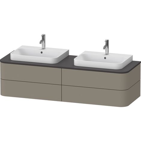 Mueble bajo lavabo consola Duravit Happy D.2 Plus, suspendido,