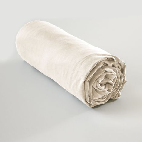 Drap-housse Lysandre 140 x1 90 cm – Pampa – 100% Lyocell 135 g/m² (1/3)