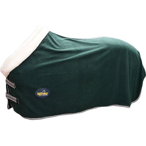 125 cm, Blu: Winner Fleecedecke mit Stehkragen und Klettverschluss (1/3)