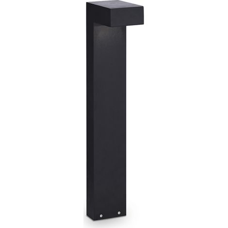 Piantana Moderna Sirio Alluminio Nero 2 Luci 3W 3000K Luce Calda H60Cm (1/2)