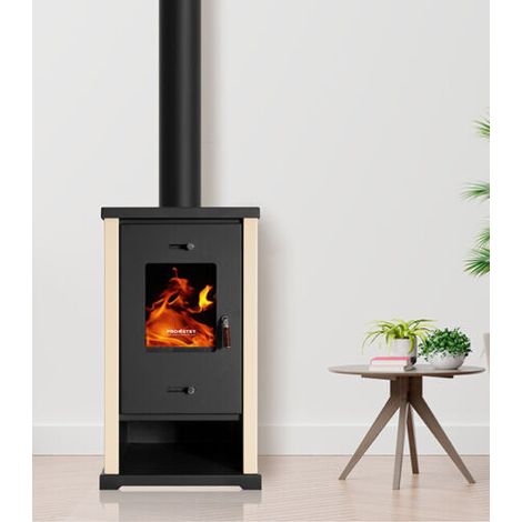 ЕЕК А+ Kaminofen Prometey Mini Eco Ivory 5.0 kW