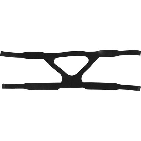 Masque Respiratoire Lavable avec Bandeau Tête Respirant, Couvre-Visage Réutilisable, Bande de Fixation Noir, Accessoire de Protection Respiratoire (1/5)