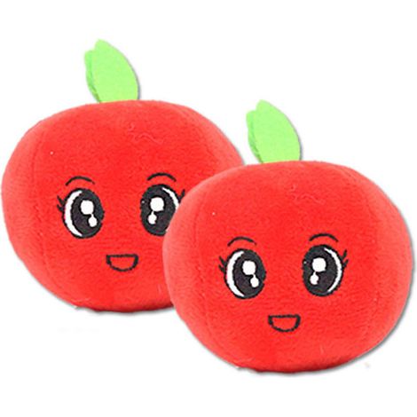Peluche couineuse pour chien, jouet à mâcher en forme de pomme, jouet mignon pour chiens et chats, idéal pour occuper leurs animaux de compagnie. (1/5)