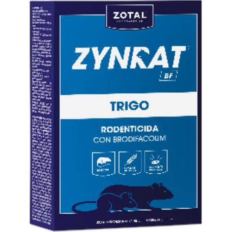 FPLUS cebo trigo zynrat 150grs , El producto ZYNRAT BF Trigo es un cebo en grano contra ratas y ratones en general, listo para el uso en bolsitas de 25 g para el control del ratón
