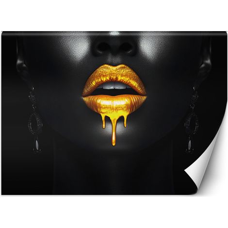 Fototapete Frau Gold Glamour 300x210 cm (1/5)