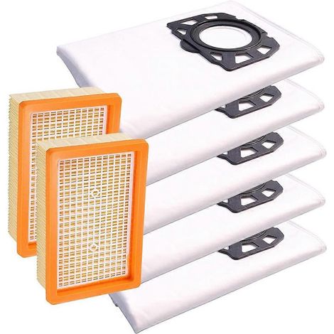 Aspirateur sacs filtre pour Karcher WD4 WD5 WD6 WD5P WD6P Premium MV4 MV5 MV6 remplacement sac pièces (1/5)