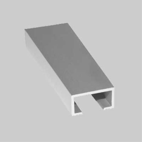 Listello per rivestimenti 'piatto' h. 10x8 mm - satinato - 2,50 mt (2 metri lineari)