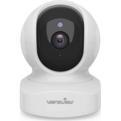 Caméra Surveillance WiFi, 2K Caméra IP WiFi Intérieur avec Alerte instantanée, Audio Bidirectionnel pour Bébé/Animal de Compagnie - Q5 Blanche (1/5)