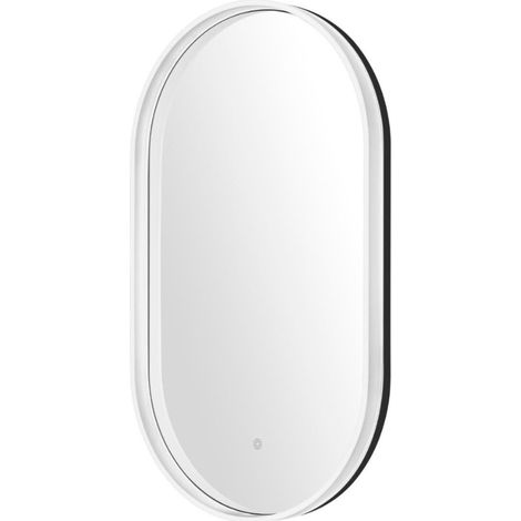 Miroir LED ovale 54 x 94 cm avec capteur tactile et mémoire des réglages SAT Fusion (SATZFULED5494) (1/5)