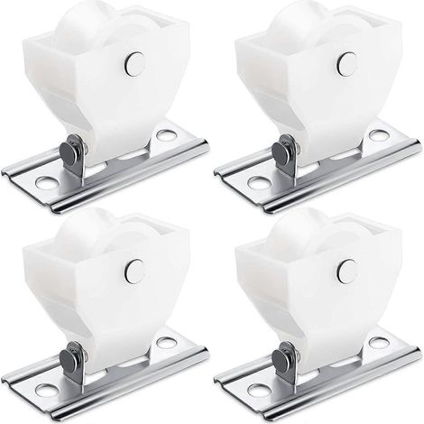Lot de 4 poulies de blocage de cordon en plastique pour stores romains plissés et stores australiens (1/5)