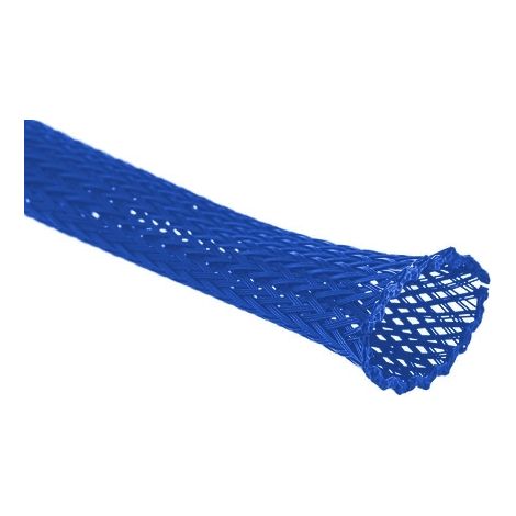 Trenza de poliéster 8/16 mm azul 1 MB