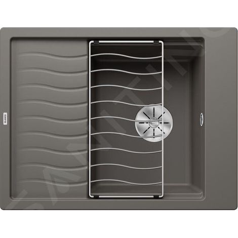 Blanco Elon 45 - Évier en silgranit 65x50 cm, avec accessoires, InFino, gris 527250 (1/3)