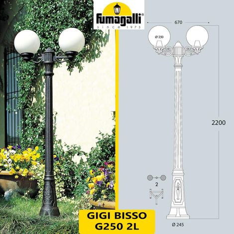 GIGI BISSO/G250 2L NERO OPALE 2X8,5W CCT 2700-6500