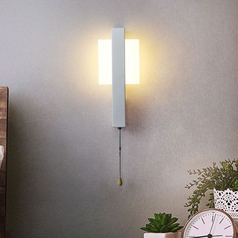 Applique Murale - Métal - 6 W - Lumière Chaude - 12 x 27 cm - Pour Chambre Salon Salle De Bain Couloir Escalier - 1 Pièce (1/5)