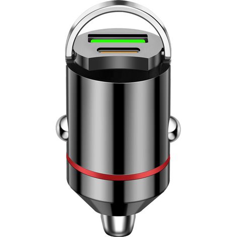 Chargeur Voiture C Allume Cigare Accessoire Voiture,type-C+100W  Ultra Compact Chargeur Allume Cigare  Rapide Adaptateur Allume Cigare Secteur (1/4)