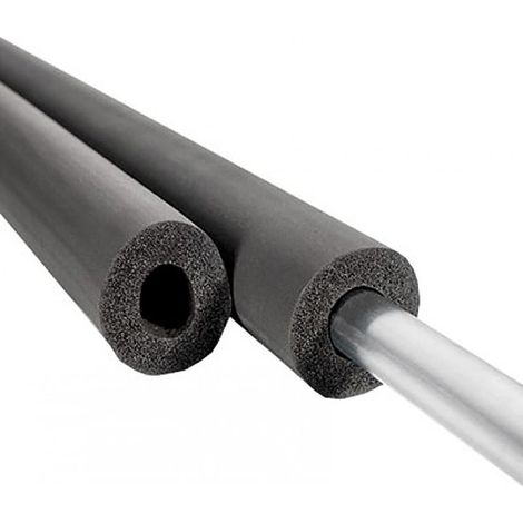 Tube isolant NF non fendu 2 mètres - épaisseur 19mm Ø12