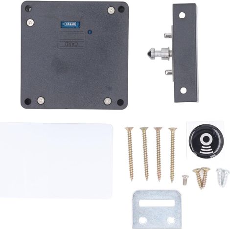 Serrure de placard capteur électronique, à monter soi-même ABS, serrure RFID pour placards (1/5)
