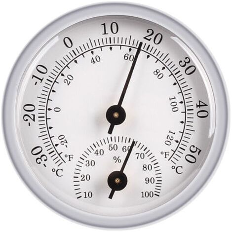 2 Pièces Mini Thermomètre Intérieur Extérieur Hygromètre Sans Fil 2-en-1