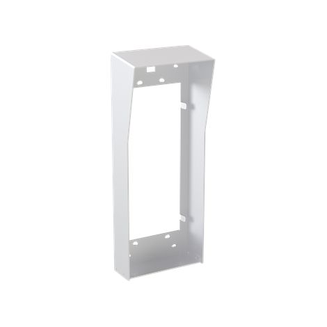 Visière + cadre montage saillie platine alu 1 colonne 4 modules 2TMA220161A0004 ABB 41024WC-A (1/3)
