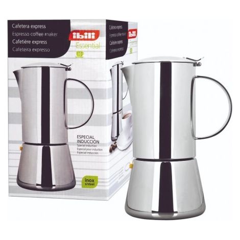 CAFETERA EXPRESS ESSENTIAL INOX 2 TAZAS - IBILI