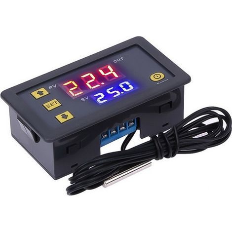 1 régulateur de température numérique W3230 AC 110V-220V, interrupteur de contrôle de température à affichage numérique 10A (1/5)