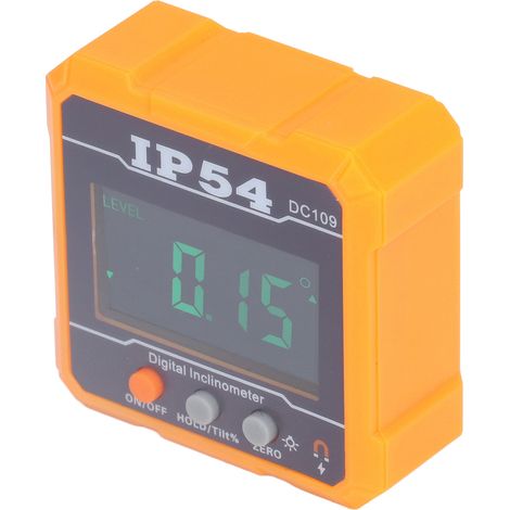 Neigungsmesser mit Digitalanzeige, automatischer Abschaltung, magnetischer Wasserwaage und Winkelmesser (1/5)