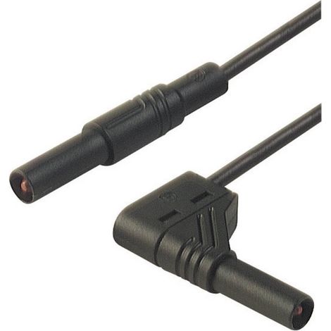 sks-hirschmann MLS WG 100/1 cable de medición negro 1 m