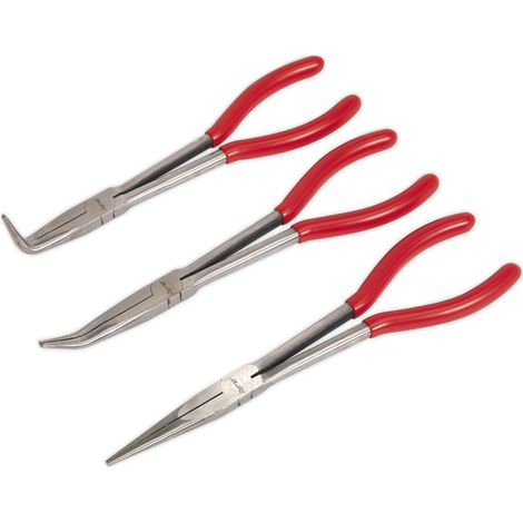Sealey Premier Needle Nose Pliers Set 280mm 3pc AK8568 (1/2)