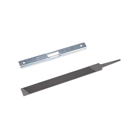 Kit Affilacatene per Motosega, Calibro Profondità in Acciaio Professionale e Lima Piatta per Motoseghe ad Uso Generale (Silvel) (1/4)