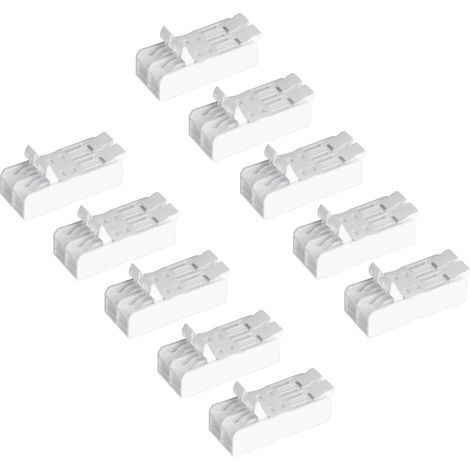 Lot de 10 connecteurs de câblage 928M-2P à double pression, sans vis, pour borniers rapides, fournitures de construction (1/5)