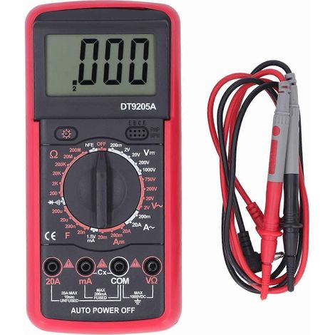 Multimètre numérique multifonction ANENG DT9205A de haute qualité (1/4)