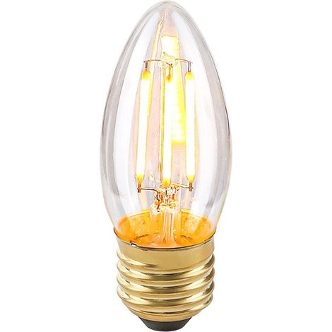 Retro-LED-Lampe E27 4W 2200K B35 Klar 801409 B35 Italux (1/2)