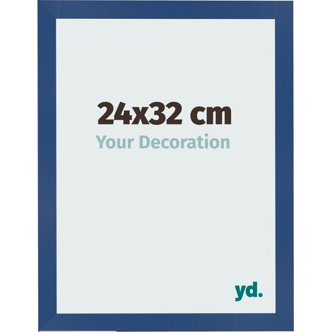 yd. - Cadre photo 24x32 - Bleu Fonce - MDF - Bologna (1/5)