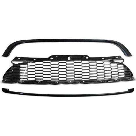 Calandre Mini Cooper de 2010 a 2014 R56/57/55 look JCW noir brillant-28436891