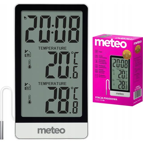 Station météo extérieure/intérieure avec thermomètre METEO SP111B (1/5)