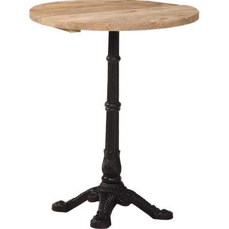 Bistrotisch Ø60x76 cm Raues Mangoholz
