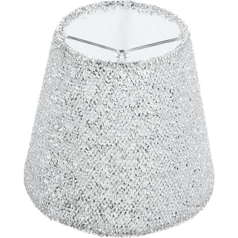 Table Lamp Shade Small Clip On Lamp Shade E14 Bright Glitter for Living Room Bedroom Table Office Floor Lamp Decoration 1413cm (1/5)