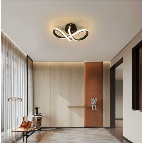 Applique murale d'intérieur moderne 20W applique 3000K lumière chaude LED appliques pour salon chambre couloir (1/4)