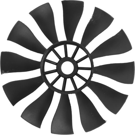 Ventilateur de gaine 50mm, hélice 12 pales en plastique, accessoire pour avion RC, noir, sens antihoraire (1/5)